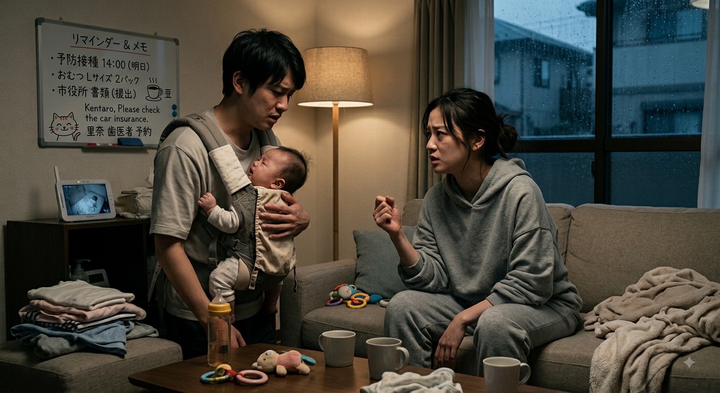 感情的になってしまった後、静かに反省するママのイメージ画像(本人ではなくイメージ)